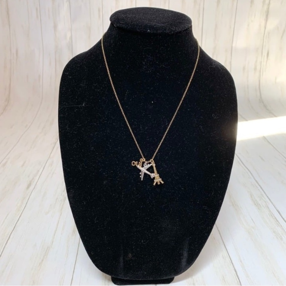 Juicy Couture Paris Charm Necklace